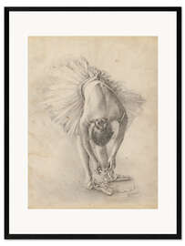 Kehystetty taidepainatus Ballerina Study I