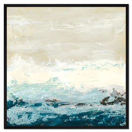 Gerahmter Kunstdruck Küstenströmungen