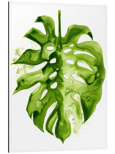 Aluminium print Monster leaf II