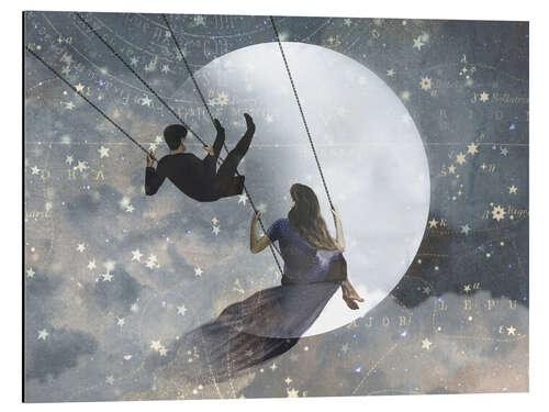 Cuadro de aluminio Amor celestial II