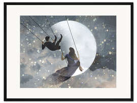 Gerahmter Kunstdruck Himmlische Liebe II