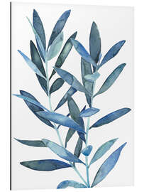 Magnettafel Indigoblätter II