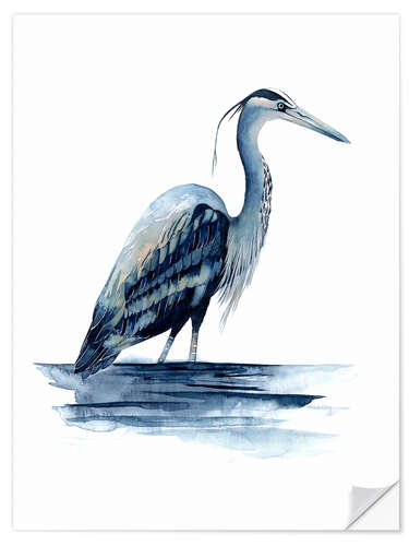 Wall sticker Azur Heron II