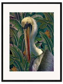 Framed art print Primal Pelicana