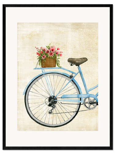 Kehystetty taidepainatus Flower courier I