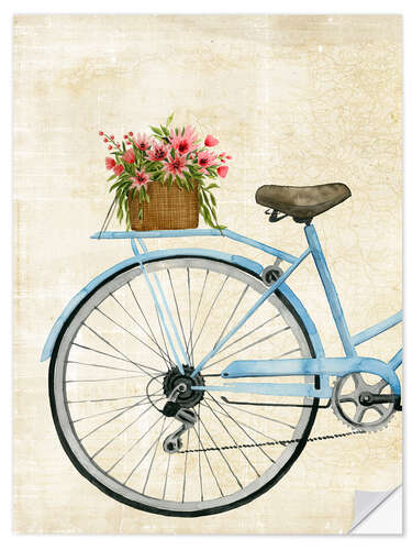 Wall sticker Flower courier I