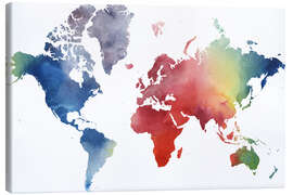 Canvas print Rainbow World