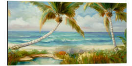 Aluminium print Tropical beach