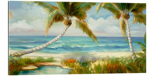 Tableau en plexi-alu Plage tropicale