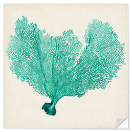 Wall sticker Sea Fan petrol