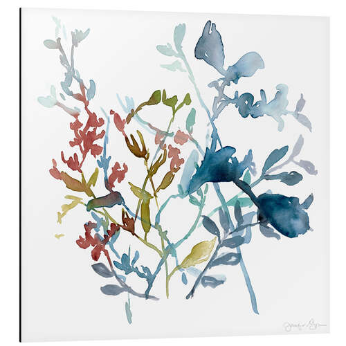 Tableau en aluminium Fleurs d'apparat II