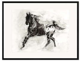 Kunsttryk i ramme Appaloosa horse I