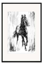 Gerahmter Kunstdruck Appaloosa Pferd II