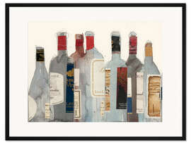 Gerahmter Kunstdruck Wein &amp; Spirit I