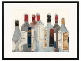 Framed art print Wein &amp; Spirit I