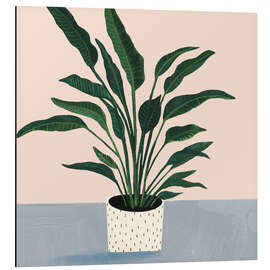 Magnettafel Palme in Punkte-Topf