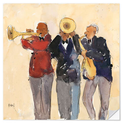 Vinilo para la pared Jazz Trio II