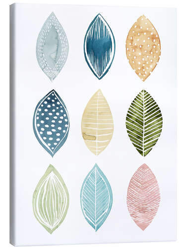 Canvas print Leaves pattern I