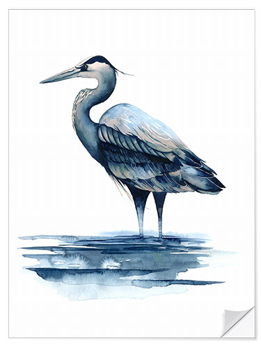 Naklejka na ścianę Azur Heron I