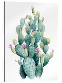 Tableau en plexi-alu Cactus en fleur I