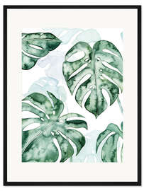 Gerahmter Kunstdruck Monstera I