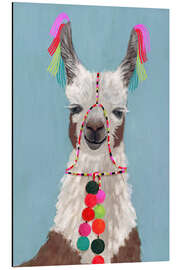 Magnettafel Geschmücktes Lama I