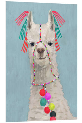 PVC-tavla Adorned Llama II