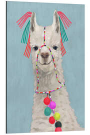 Magnettafel Geschmücktes Lama II