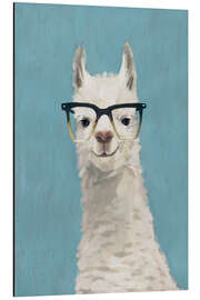 Magnettafel Lama mit Brille II
