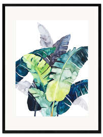 Plakat artystyczny premium w ramie Twilight Palms II