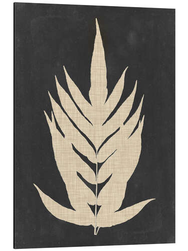 Aluminium print Linen Fern II