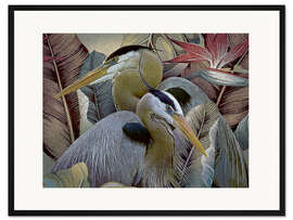 Gerahmter Kunstdruck Zwei zum Tango