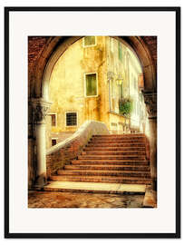Gerahmter Kunstdruck Italienischer Torbogen