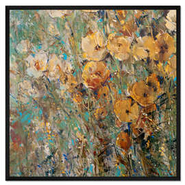 Gerahmter Kunstdruck Bernsteinmohn