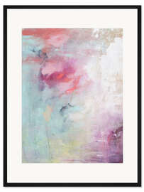 Gerahmter Kunstdruck Pastellgelände I - Julia Contacessi