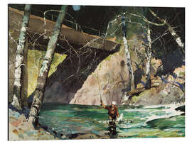 Magnettafel Rückzugsgebiet für Angler