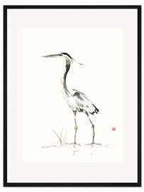 Gerahmter Kunstdruck Abendwache II