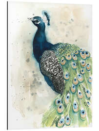 Magnettafel Pfau-Porträt