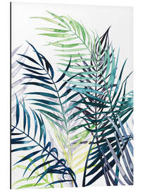 Aluminium print Twilight Palms I