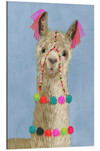 Aluminiumsbilde Adorned Llama III