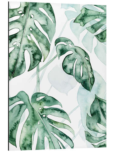 Aluminium print Split Leaf II