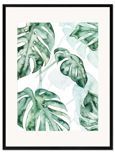 Framed art print Split Leaf II