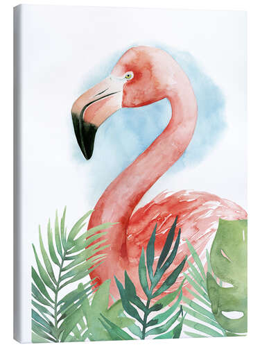 Canvas print Flamingo Composition II