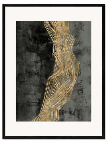 Kehystetty taidepainatus Woven Matrix I