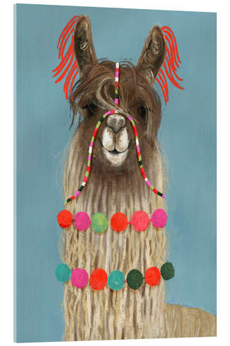 Cuadro de metacrilato Llama Adornada IV