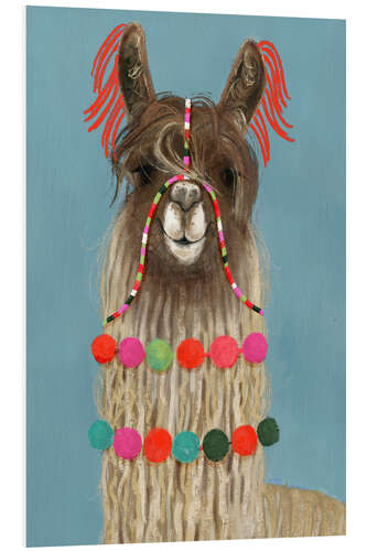 PVC-taulu Adorned Llama IV