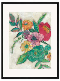 Gerahmter Kunstdruck Olivenblüten I