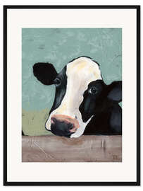 Gerahmter Kunstdruck Holsteiner Kuh III