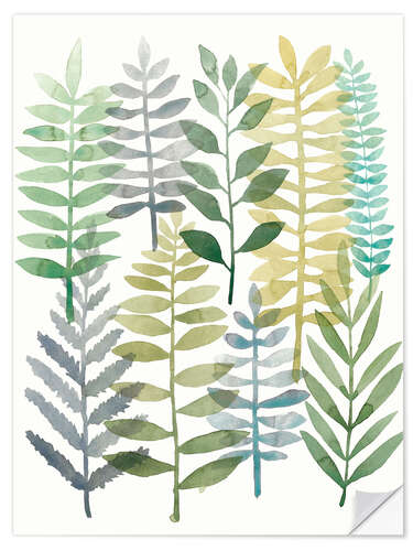 Wall sticker Watercolor Botany I