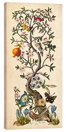 Wood print Chinoiserie Natura I